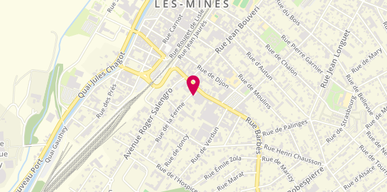 Plan de Orange Bleue, 5 Rue de la Ferme, 71300 Montceau-les-Mines
