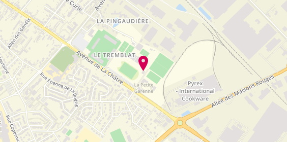 Plan de Comité Départemental de Tennis de l'Indre, 279 avenue de la Châtre, 36000 Châteauroux