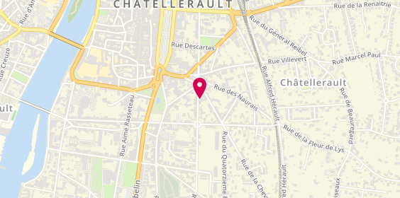 Plan de LEQUEUX Séverine, 14 Rue Gilbert, 86100 Châtellerault