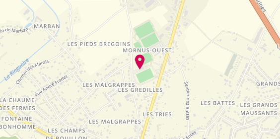 Plan de Football Club Deolois, 181 avenue du Général de Gaulle, 36130 Déols
