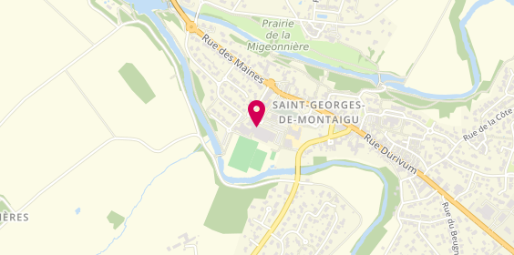 Plan de Saint Georges Montaigu Vendee Basket, Salle de Sport
Rue du Stade, 85600 Montaigu-Vendée
