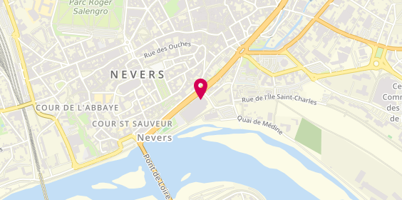 Plan de Dojo nivernais, Maison des Sports de Nevers, Boulevard Pierre de Coubertin
2 Boulevard Pierre de Coubertin, 58000 Nevers