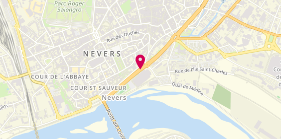 Plan de Haltérophile Club de Nevers, Boulevard Pierre de Coubertin, 58000 Nevers