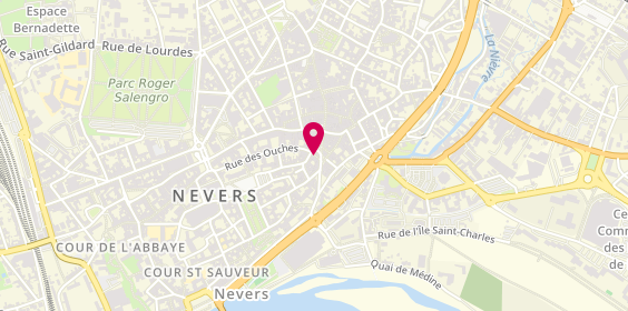 Plan de Sirius Training, 4 Rue des Marmouzets, 58000 Nevers