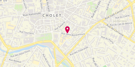 Plan de Office Municipal du Sport de Cholet (OMS), 58 Rue Saint-Bonaventure, 49300 Cholet