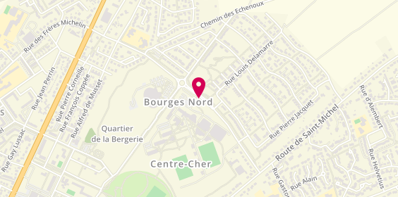 Plan de Creps Region Centre, 48 Avenue Mar Juin, 18000 Bourges