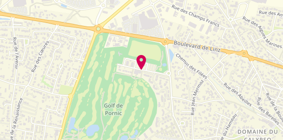Plan de Golf Bluegreen Pornic, Loire-atlantique (44), avenue de Scalby Newby, 44210 Pornic