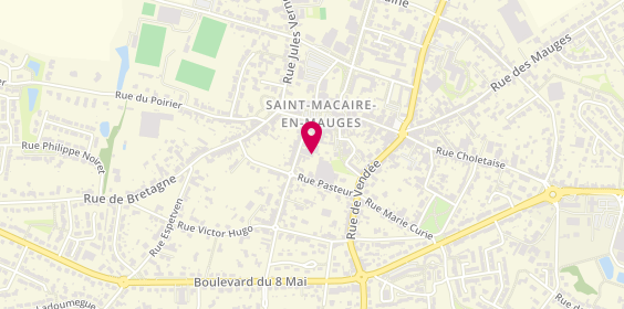 Plan de Aquatec Fitness Club, 11 Rue Jeanne d'Arc, 49450 Sèvremoine