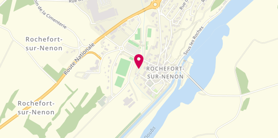 Plan de Rochefort T.C, 1 Espace du 8 Mai 1945, 39700 Rochefort-sur-Nenon