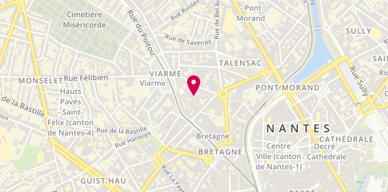 Plan de Tc de la Marriere, 5 Allée Maud Mannoni, 44000 Nantes