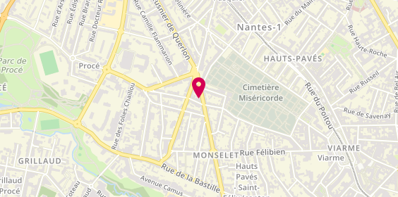 Plan de Fit & Fight, 57 Rue Charles Monselet, 44000 Nantes