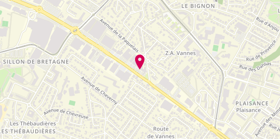 Plan de Ma Salle Route de Vannes, 230 Route de Vannes, 44700 Orvault