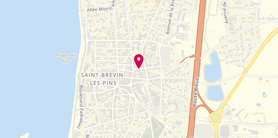 Plan de Amicale Laïque de St Brévin, 6 Rue Louis Lavoix, 44250 Saint-Brevin-les-Pins
