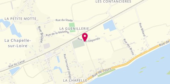 Plan de Cercle des Bateliers, Rue des Déportés, 37140 La Chapelle-sur-Loire