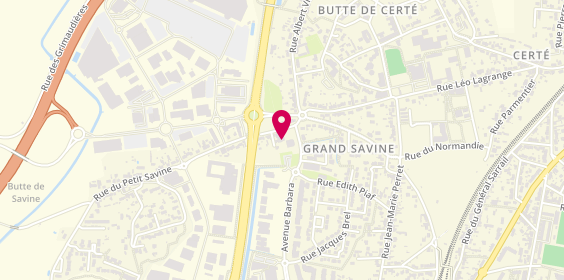 Plan de L' Orange Bleue, 10 Rue de Saint-Nazaire, 44570 Trignac