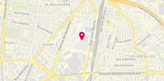Plan de Dijon Gym, 17 Rue Léon Mauris, 21000 Dijon