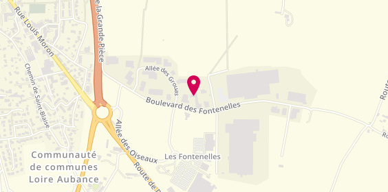 Plan de Fit'n Squash, 12 Boulevard des Fontenelles, 49320 Brissac Loire Aubance