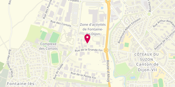 Plan de MYFIIT, 10 Rue des Champs Aux Fèves, 21121 Fontaine-lès-Dijon