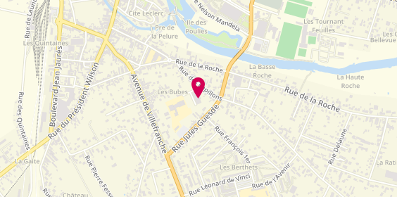 Plan de Gymnase Brossard, Rue des Papillons, 41200 Romorantin-Lanthenay