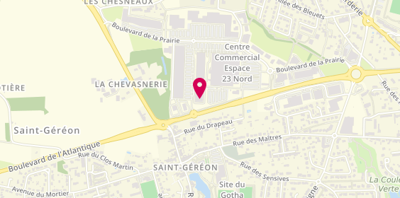 Plan de Basic Fit, Boulevard de la Prairie Espace 23, 44150 Ancenis-Saint-Géréon