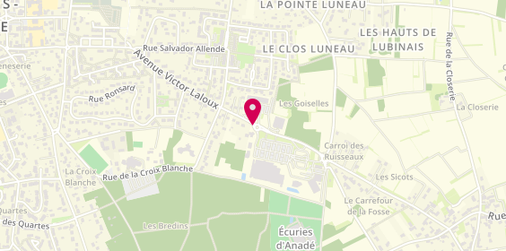 Plan de L'Orange Bleue, Avenue Victor Laloux, 37270 Montlouis-sur-Loire