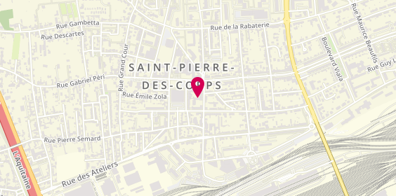 Plan de Billard Club Colbert Saint Pierre, 37 Rue Pierre Curie, 37700 Saint-Pierre-des-Corps