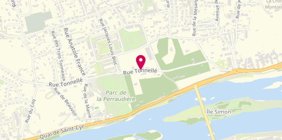 Plan de Association Centre Equestre de la Grenadiere, 85 Rue du Dr Tonnellé, 37540 Saint-Cyr-sur-Loire