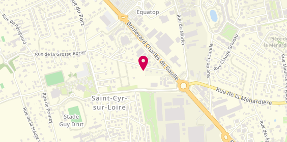 Plan de Vp Training Club, 19 Rue de la Grosse Borne, 37540 Saint-Cyr-sur-Loire