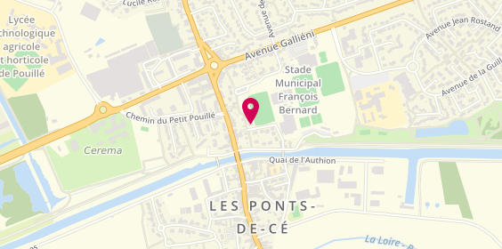 Plan de Section Tennis de Table, Allée de la Lande, 49130 Les Ponts-de-Cé
