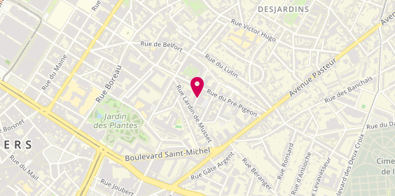Plan de Club Epa d'Angers, 5 Rue Guerin, 49100 Angers