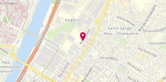 Plan de Crossfit Angers, 23 Rue du Maine, 49100 Angers