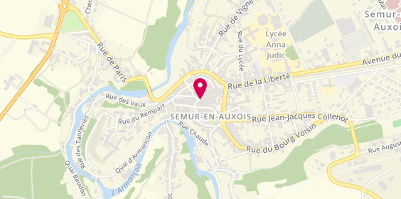 Plan de Crosstrainingnation, 4 Rue Buffon, 21140 Semur-en-Auxois