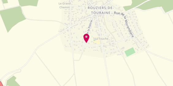 Plan de Judo Club Rouzierois J C R, La Mailleterie, 37360 Rouziers-de-Touraine