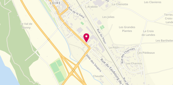 Plan de Club Vert, 48 Rue du Faubourg de la Villeneuve, 45420 Bonny-sur-Loire
