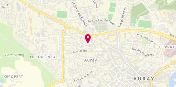 Plan de Patronage Laique d'Auray, 5 Rue Capit Bertrand, 56400 Auray