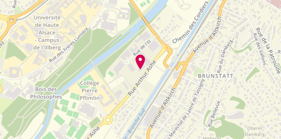 Plan de Gold Fitness, 9C Rue de l'Ill, 68350 Brunstatt-Didenheim