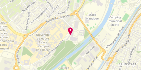 Plan de Centre Sportif Régional, 5 Rue des Frères Lumière, 68200 Mulhouse
