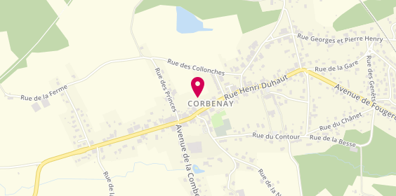 Plan de Tennis Club Corbenay, Corbenay, 70320 Corbenay