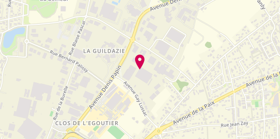 Plan de L'Orange Bleue, 21 avenue Gay Lussac, 45800 Saint-Jean-de-Braye