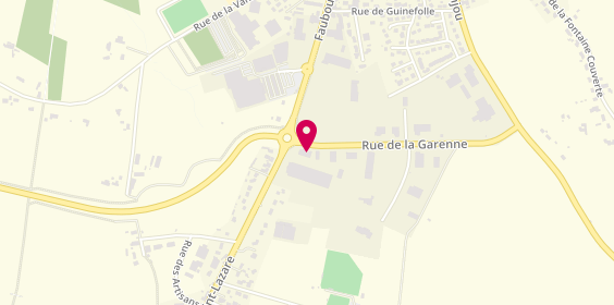 Plan de Orange Bleue, 2 Rue de la Garenne, 35130 La Guerche-de-Bretagne