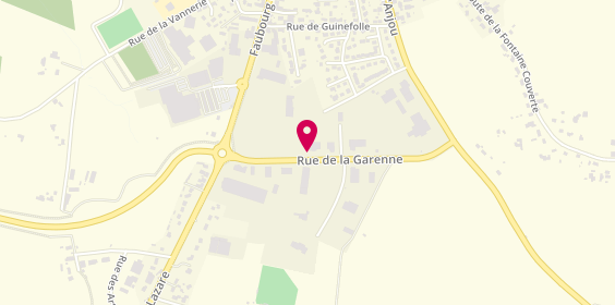 Plan de LJ Fitness, 2 Zone Artisanale de la Garenne, 35130 La Guerche-de-Bretagne