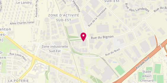 Plan de Best Of Gym, 36 Rue des Veyettes, 35000 Rennes