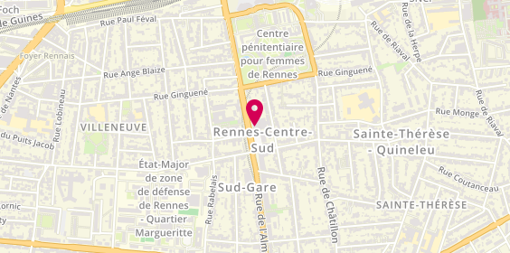 Plan de Elancia Rennes Cartier, 53 Rue de l'Alma, 35000 Rennes