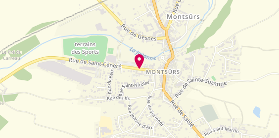 Plan de Section Judo, 151 Rue Saint Cenere, 53150 Montsûrs