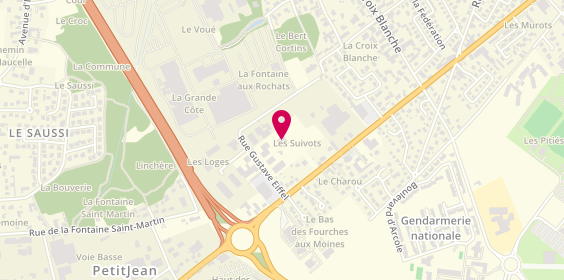 Plan de L'Atelier du Sportif, 8 Rue Gustave Eiffel, 10120 Saint-André-les-Vergers