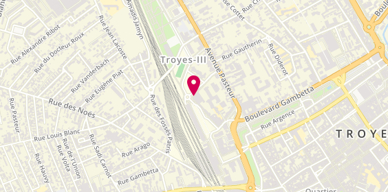Plan de Viva Form, 1 Rue du Fort Chevreuse, 10000 Troyes