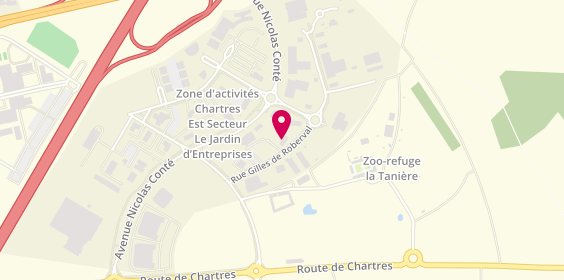 Plan de Coach&Vous [La Salle] CrossFit Chartres, Rue Gilles de Roberval, 28000 Chartres