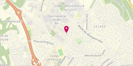 Plan de L'Orange bleue - Salle de sport, 7 Rue Gaston de l'Hôpital, 29800 Landerneau