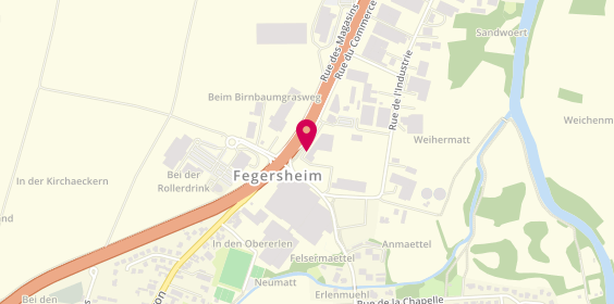 Plan de One Fegersheim, 2 Rue du Commerce, 67640 Fegersheim