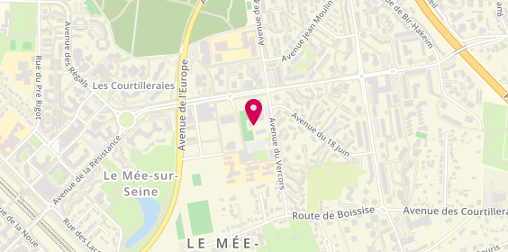 Plan de Le MEE Sports Tennis, 335 avenue du Vercors, 77350 Le Mée-sur-Seine